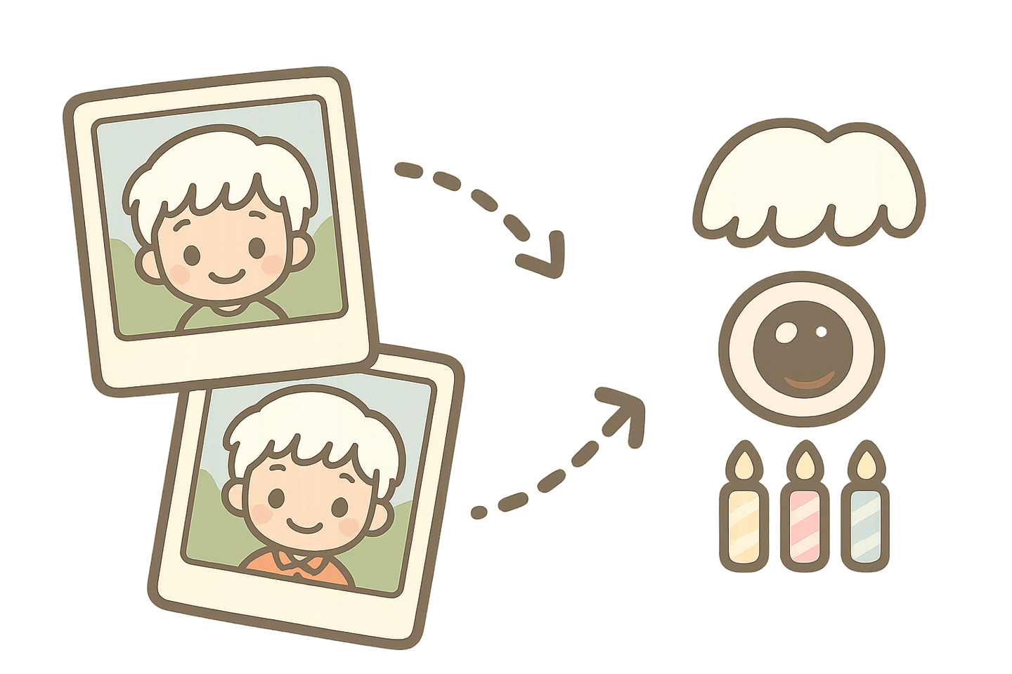 Extract information illustration